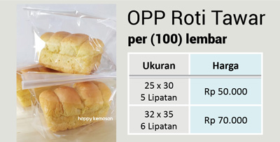 opp roti tawar